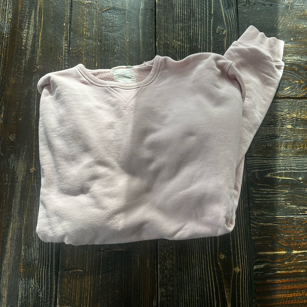 Sid Mashburn Pink French Terry Sweatshirt